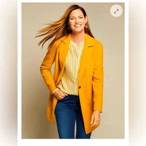 Talbots Double Faced Wool Coat